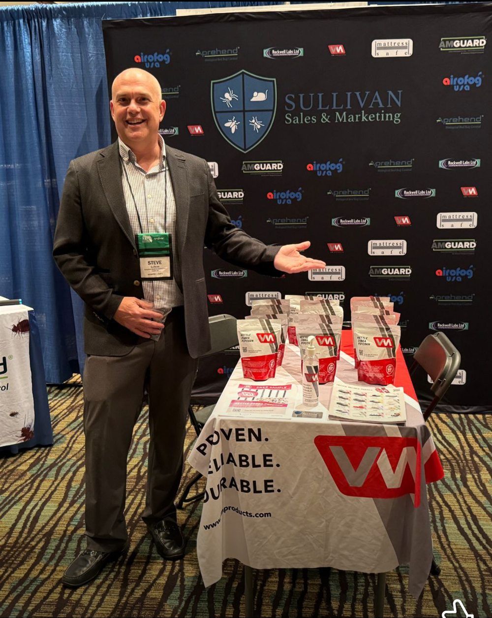 Steve Sullivan at a pest-management industry event